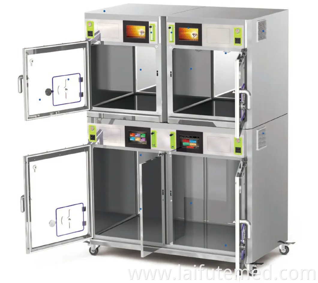 Veterinary Full Stainless Steel Customized Animal Pet Dog ICU Vet Oxygen Cage